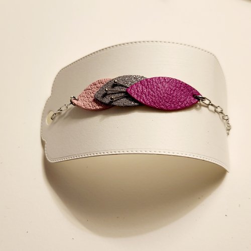 Bracelet sur chainette argenté