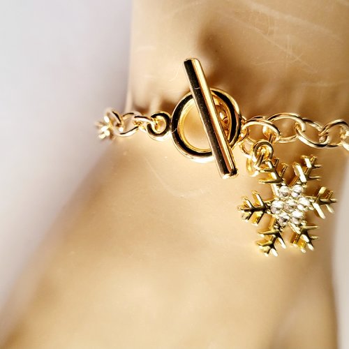 Bracelet chainette doré