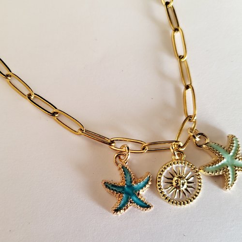 Bracelet chainette doré
