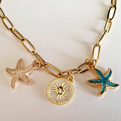 Bracelet chainette breloques