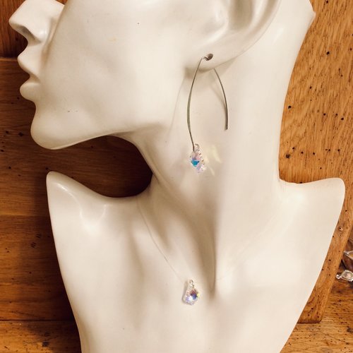 Boucles d’oreilles cristal