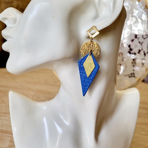 Boucles d'oreilles cuir