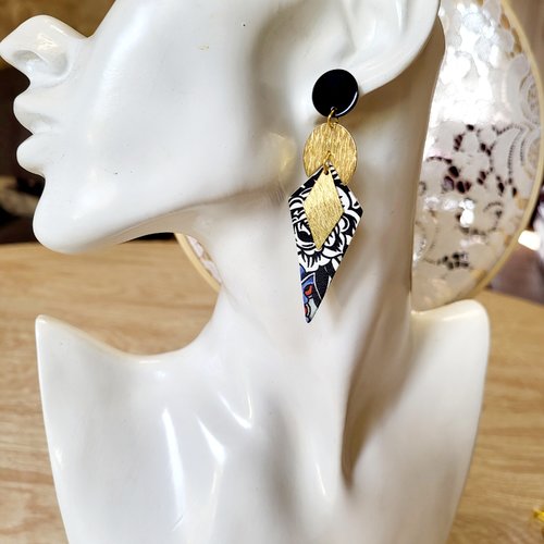 Boucles d'oreilles cuir