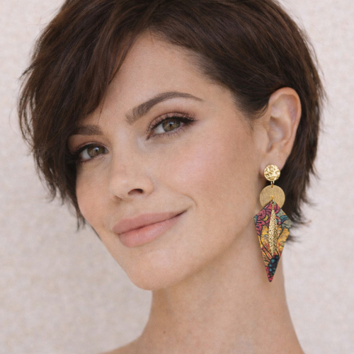 Boucles d'oreilles pendante