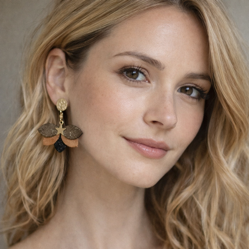 Boucles d'oreilles pendante