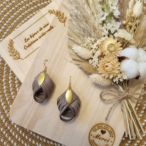 Boucles d'oreilles pendantes