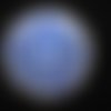 Broche vintage, signes du zodiaque sur fond bleu, sertie en résine / diamètre 30mm