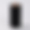 Polyester ciré plat noir 0,3 x 1 mm bobine de 260 mètres