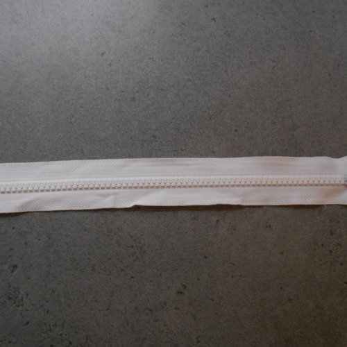 Fermeture éclair nylon 25 cm blanc