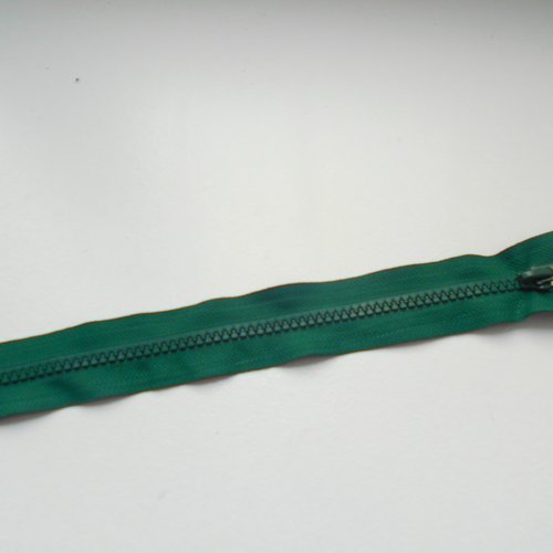 Fermeture éclair nylon 25 cm vert foret