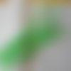 Fil chenille vert fluo foncé 30 cm