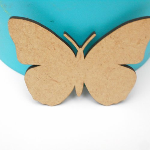 Forme en bois à décorer : papillon