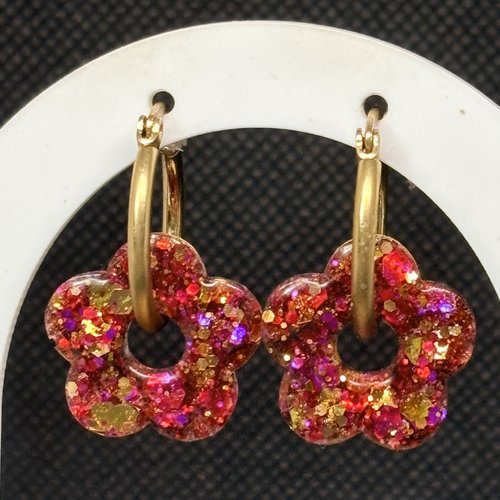 Boucles d oreilles charms interchangeables