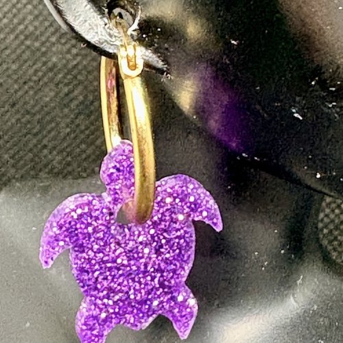 Boucles d’oreilles avec charms interchangeables