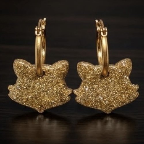 Boucles d’oreilles avec charms interchangeables