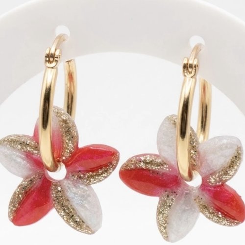 Boucles d’oreilles et ses charms interchangeables
