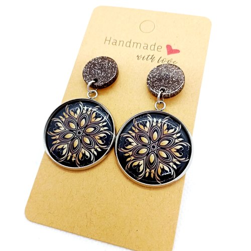Boucles d’oreilles motifs