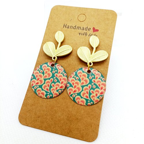 Boucles d’oreilles *fleurs vintage*