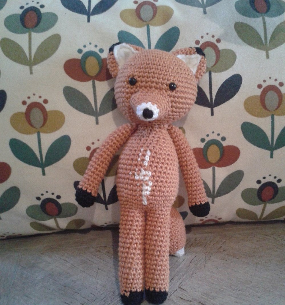 doudou renard crochet