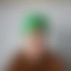 Foulard, turban chimio, bandeau femme de couleur verte unie