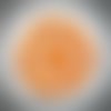 Napperon au crochet (modèle 9) 9,5 cm orange