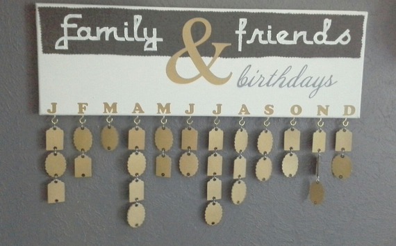 Tableau Memo Pour Les Dates D Anniversaire Un Grand Marche