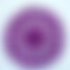 Napperon au crochet (modèle 9) 9,5 cm violet
