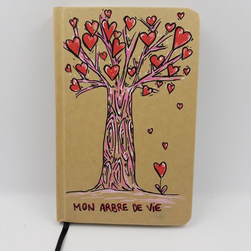 Carnet De Note Carnet De Voyage Journal Intime Arbre De Vie Coeur Saint Valentin Un Grand Marche