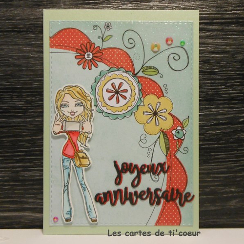 Carte Anniversaire Jeune Fille Un Grand Marche