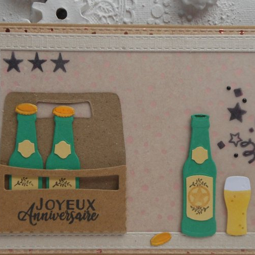 Carte Anniversaire Masculine En Forme De Chope De Biere Homme Un Grand Marche