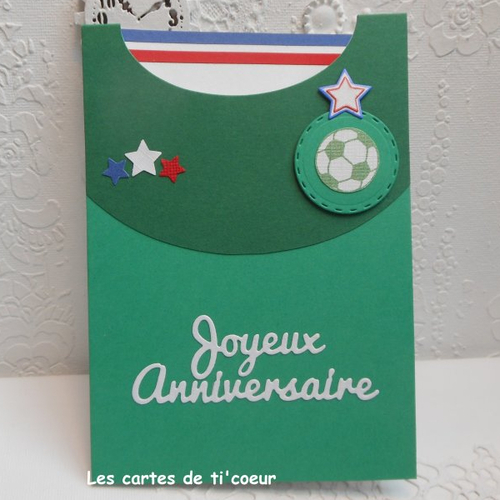 carte anniversaire homme foot Carte Anniversaire Masculine Homme Sport Foot Couleurs Asse 2019 carte anniversaire homme foot