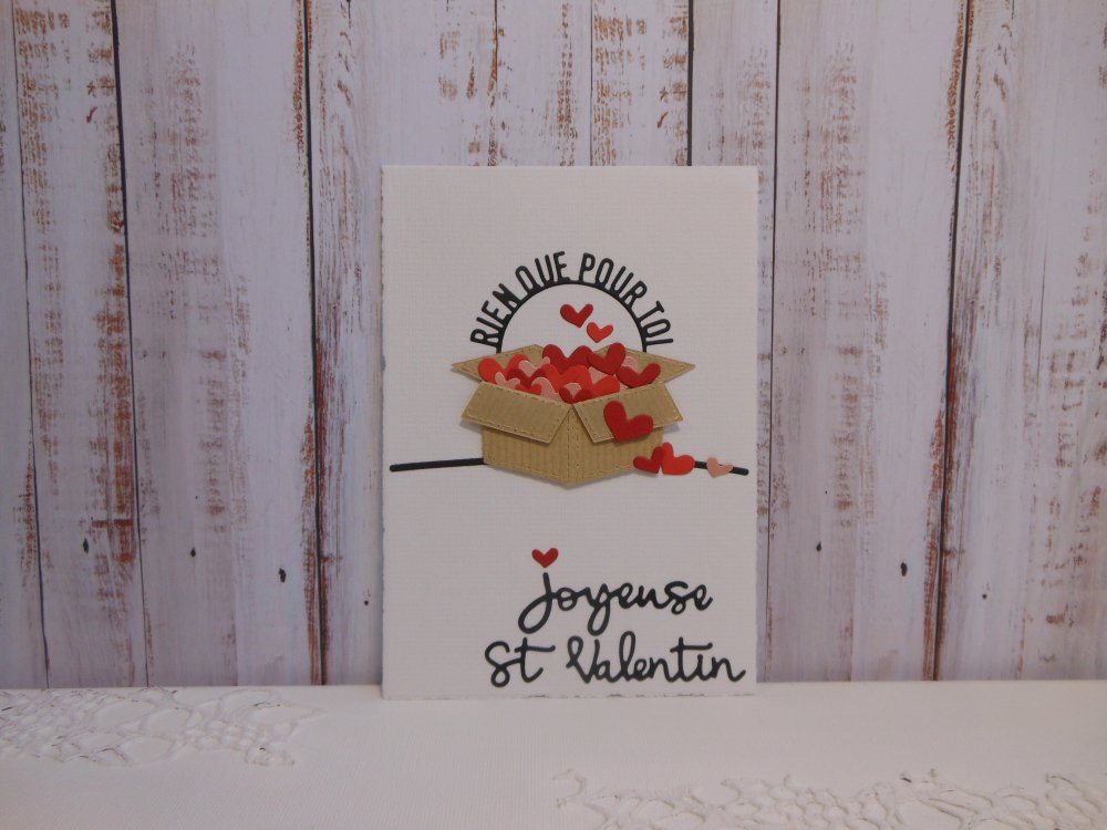 HAND - Box in Love Ours en peluche Saint Valentin avec paquet cadeau,  pétales et lettre d'amour - Ours en peluche Saint Valentin pour elle et  pour lui : : Jouets