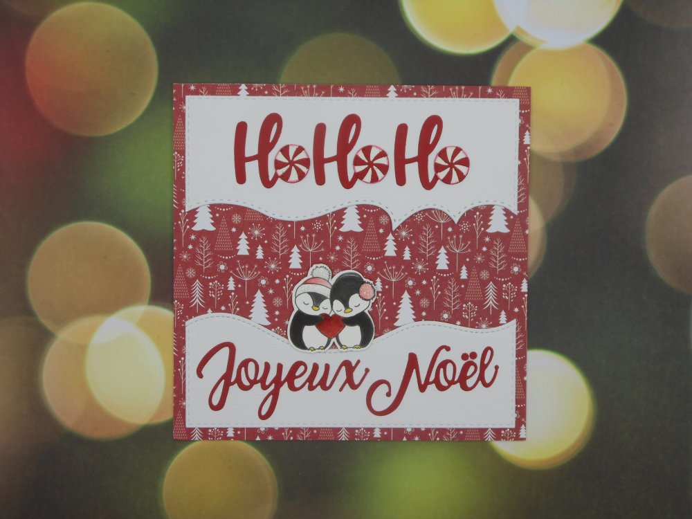 Étiquette cadeaux de Noël en bois personnalisée - Joyeux Noël - Ourson Câlin