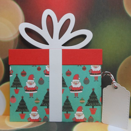 Carnet De Noël Décoré D Une Enveloppe Kraft Bleue Et D Adhésif De Noël À  Personnaliser