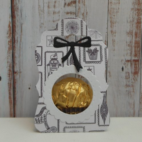 Ballotin individuel présentoir à chocolat cadeau d'invité marque