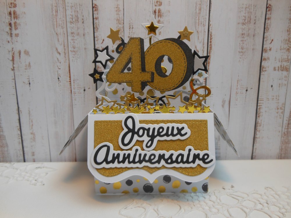 Cartes d'anniversaire 20 Ans,Carte Anniversaire Pop Up 3D, Carte