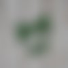 Lot de 2 noeuds papier embellissements pour scrapbooking carterie albums vert noël faits main