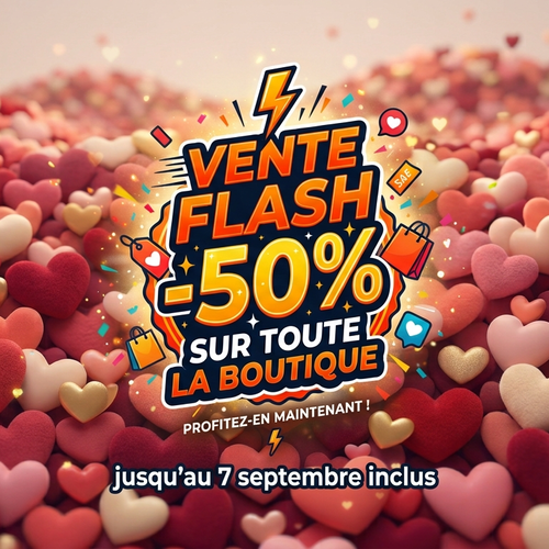 Vente flash sur la boutique "les cartes de ti'coeur"