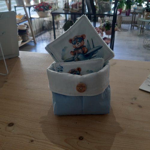Panière de 10 lingettes