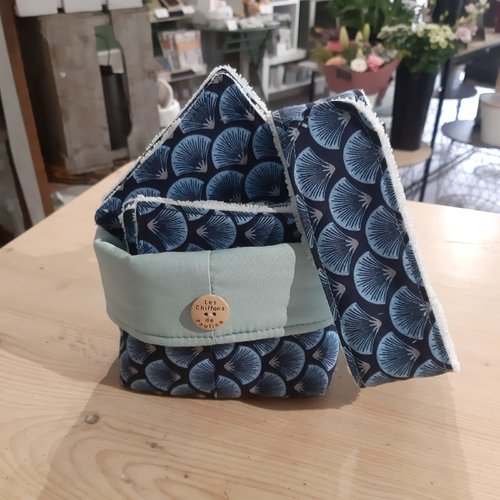 Panière de lingettes et bandeau de soins