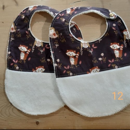 Lot de 2 bavoirs