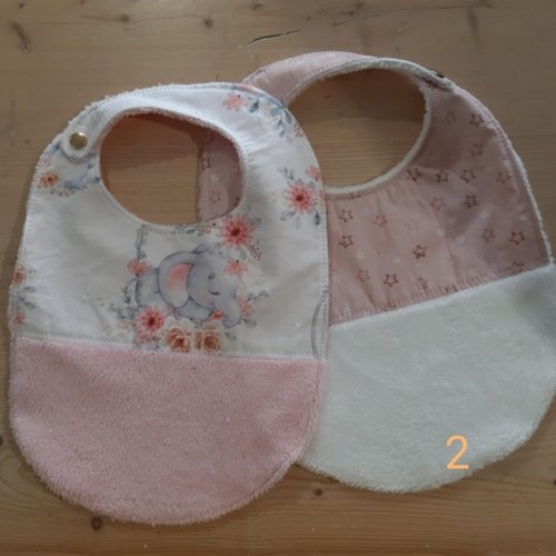 Lot de 2 bavoirs