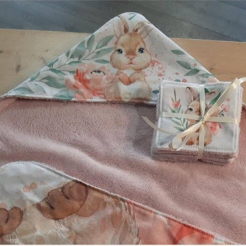 Cape de bain + lingettes