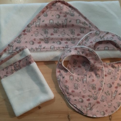 Ensemble cape de bain