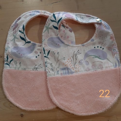 Lot de 2 bavoirs