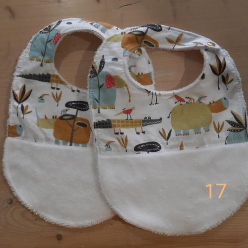 Lot de 2 bavoirs