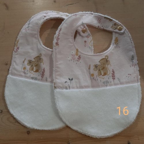 Lot de 2 bavoirs