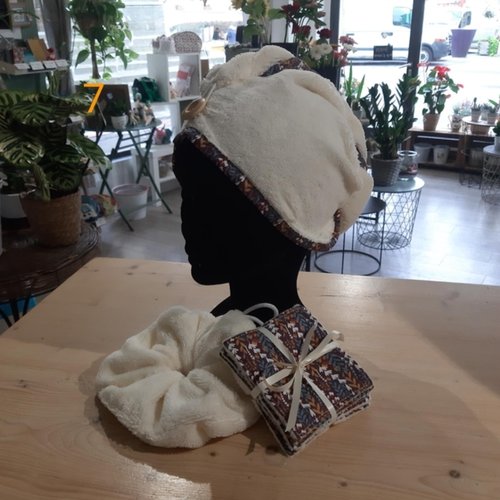 Coffret serviette à cheveux