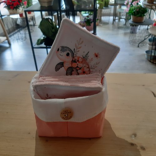 Panière de 10 lingettes