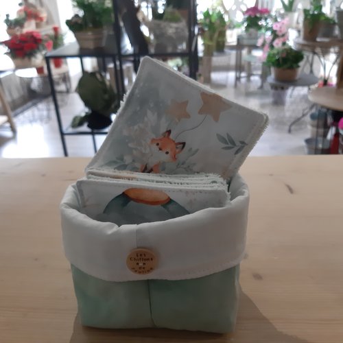 Panière de 10 lingettes